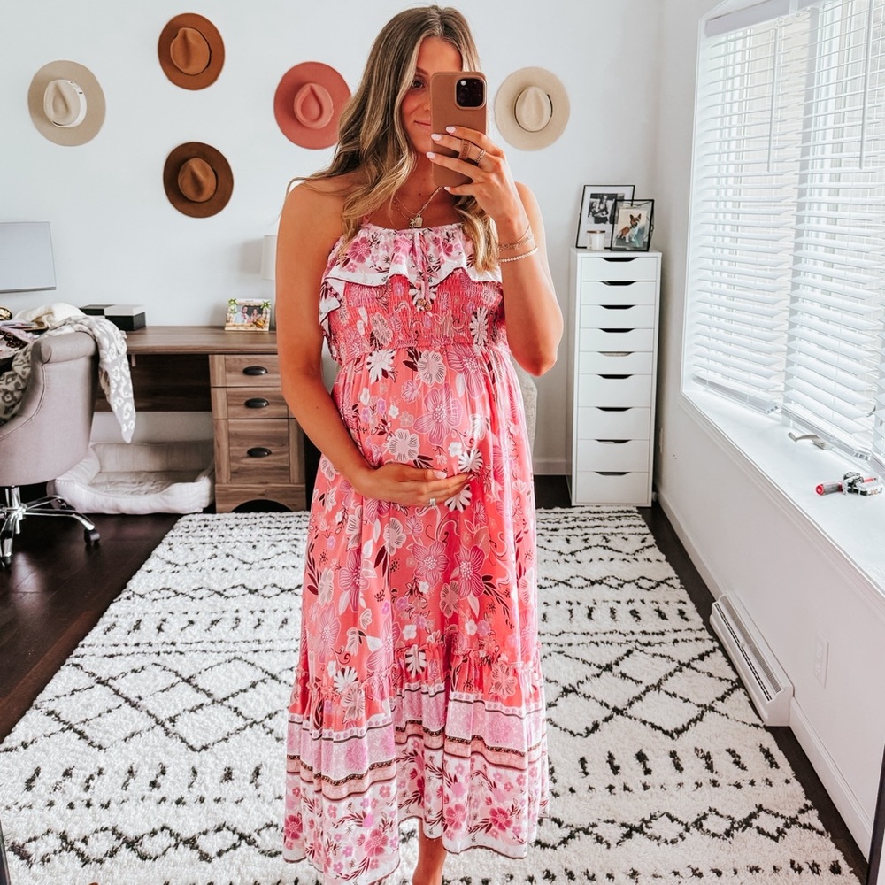 TROPICAL FLORAL DRESS